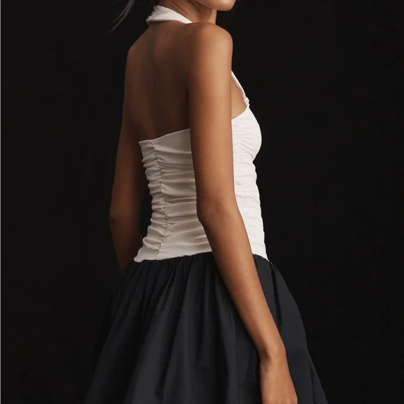 Anthropologie Maeve halter Twofer Mini dress NWT - toquedesaborminas.com.br